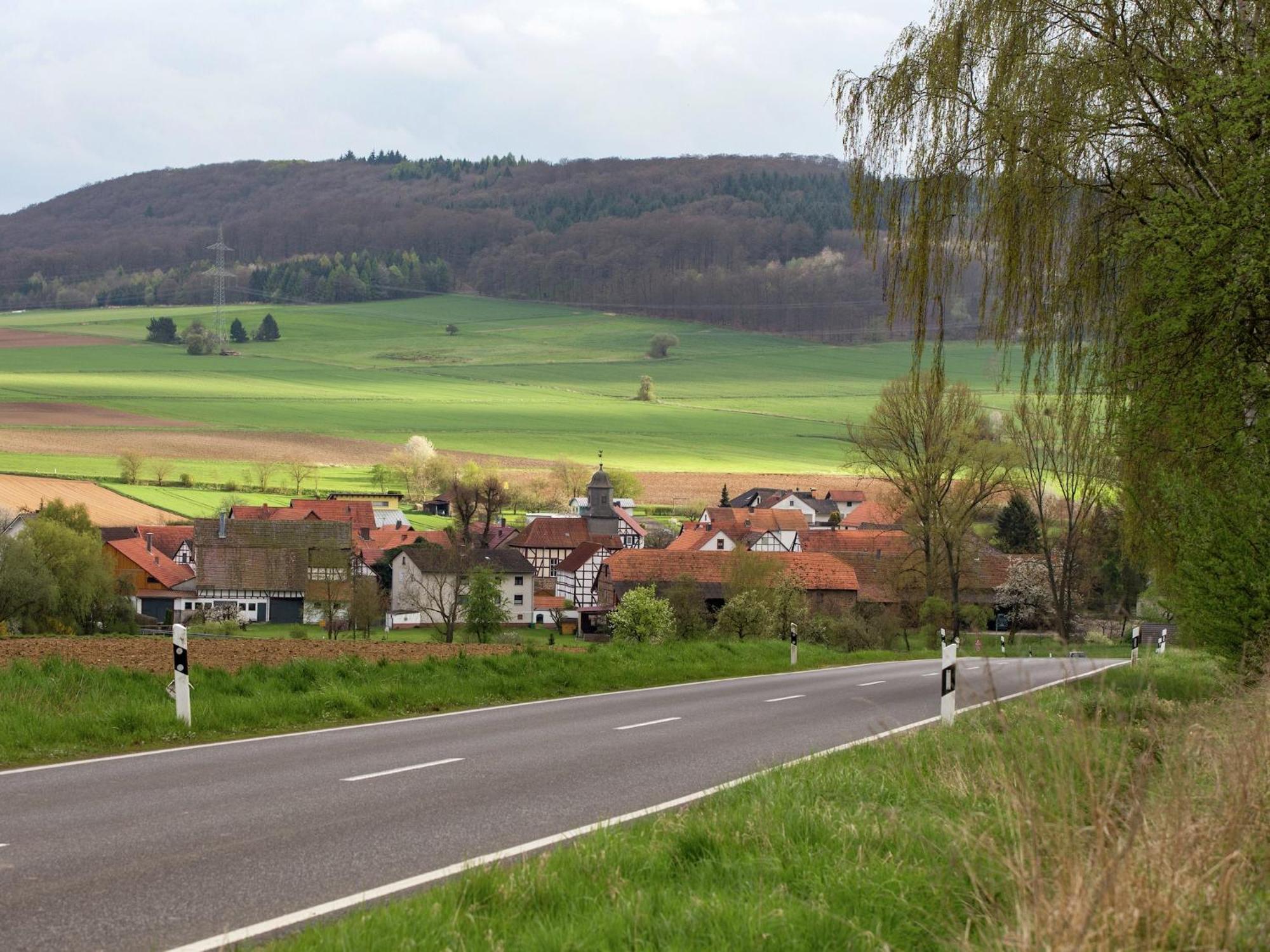 Large Detached Holiday Home In Hesse With Private Garden And Terrace Homberg  Exterior photo